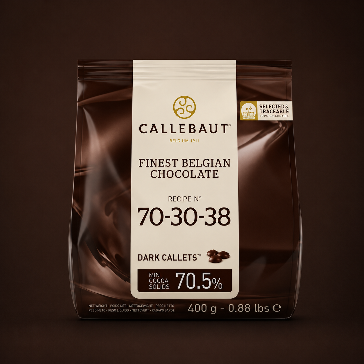 Chocolate Callebaut Negro 70-30-38 400g