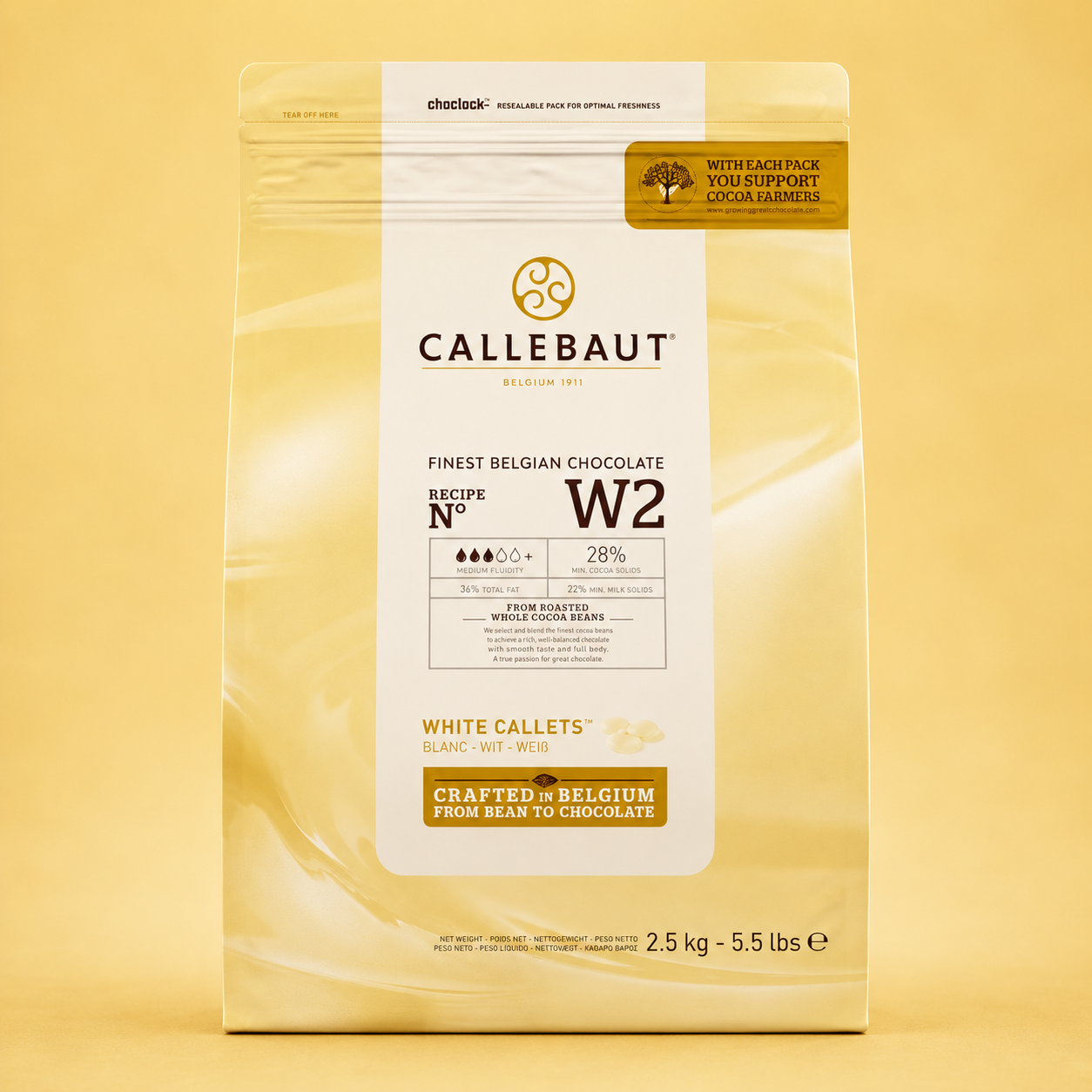 Chocolate Callebaut Branco W2