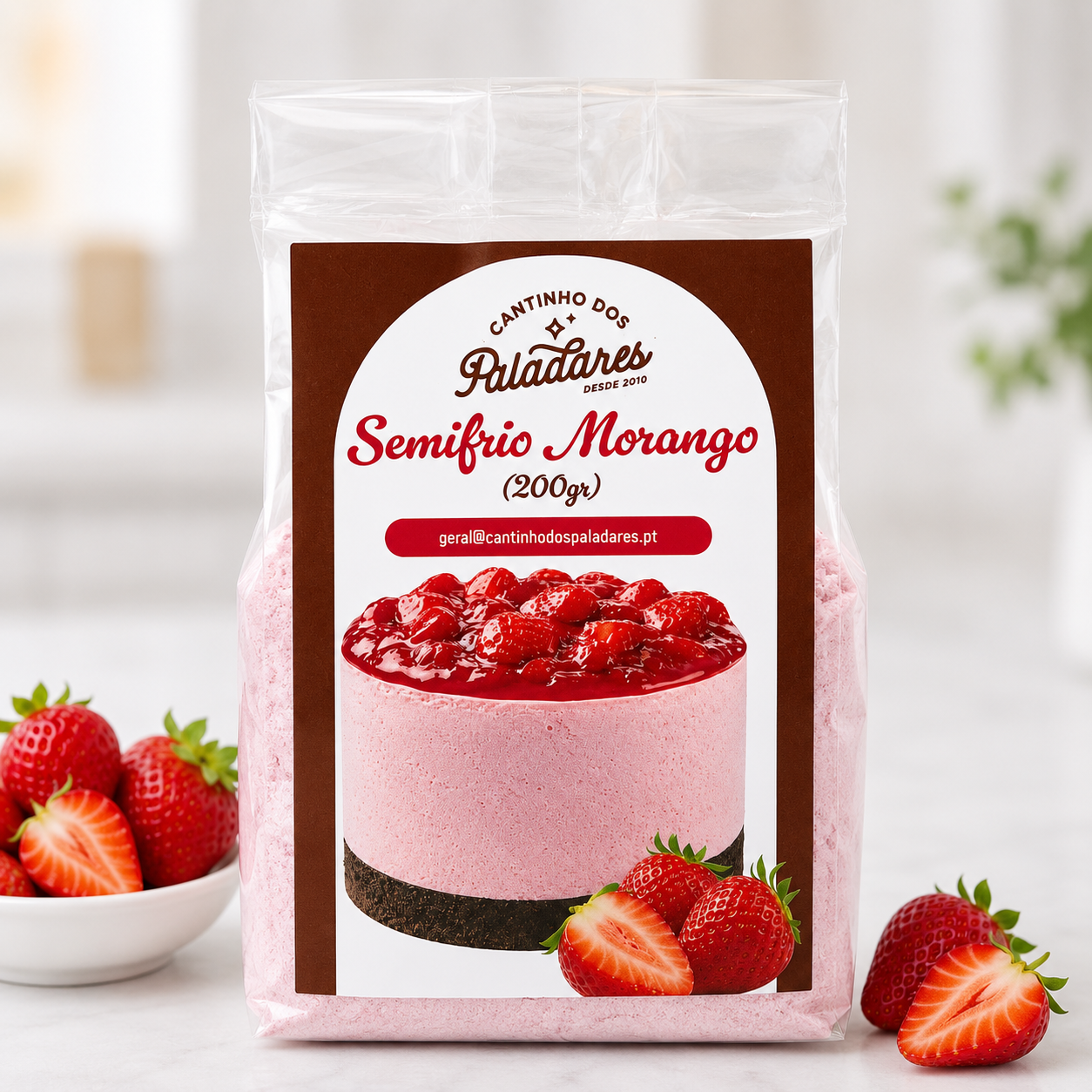 Semifrio Morango 200g - Image 2